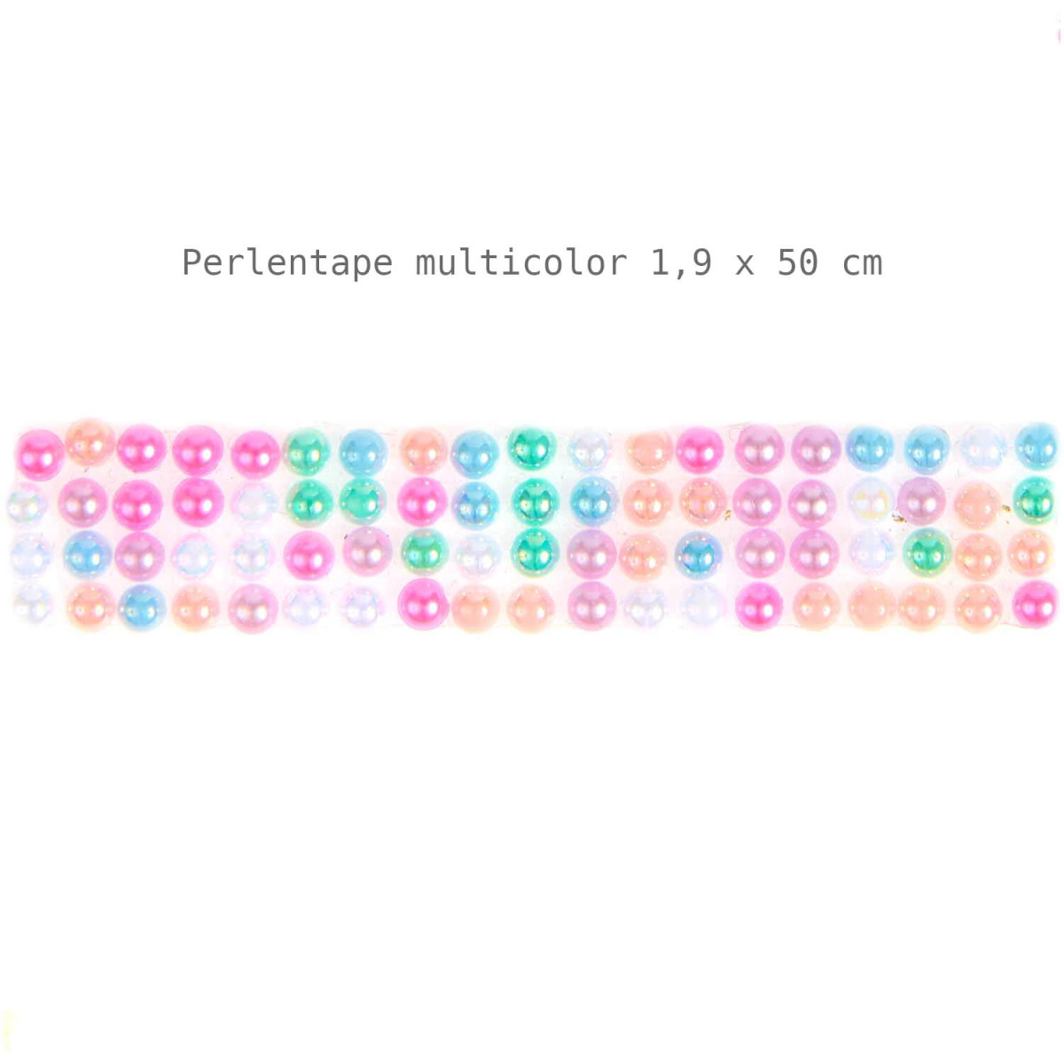 Perlentape Multicolor 1,9 x 50 cm