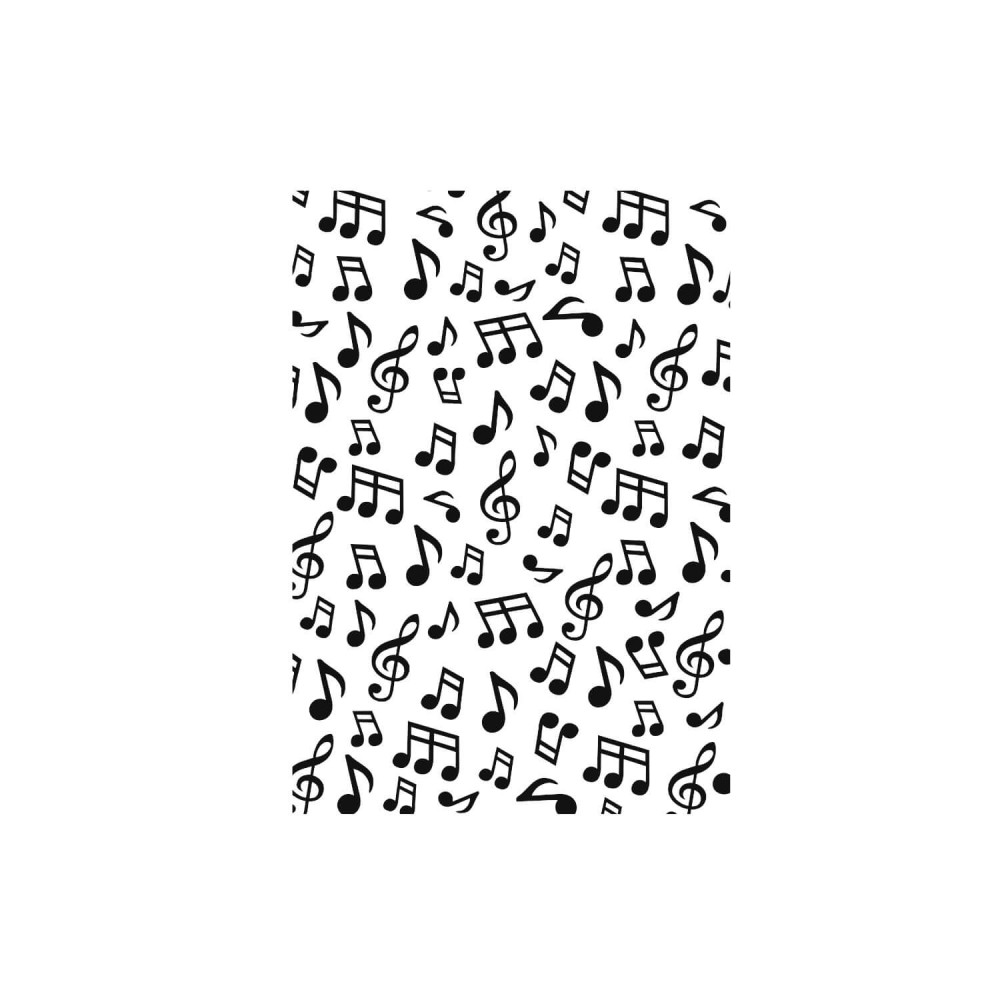 Muster Musiknoten Prägeschablone für Papier