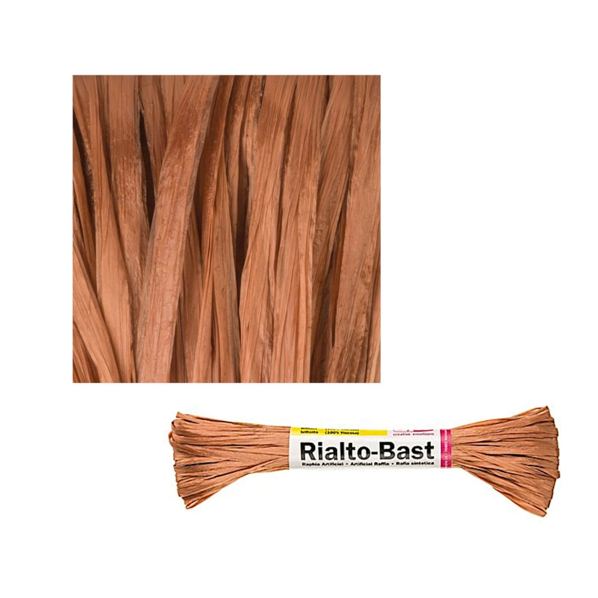 Rialto Bast glänzend hellbraun 10g von efco