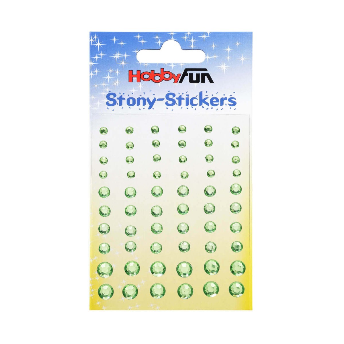STONY Sticker rund grün