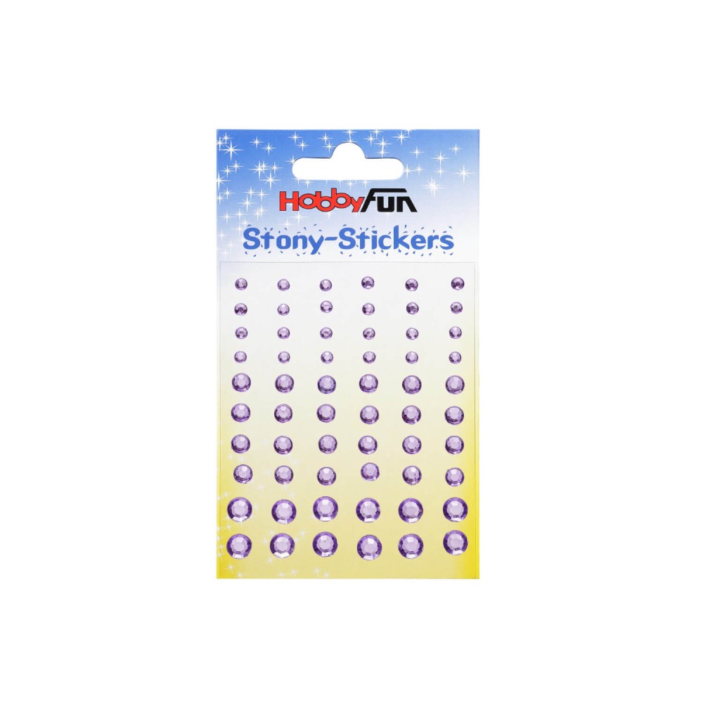Stony-Stickers lila rund von HobbyFun
