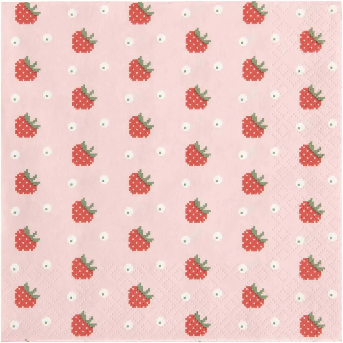 Servietten Erdbeeren 20 Stück