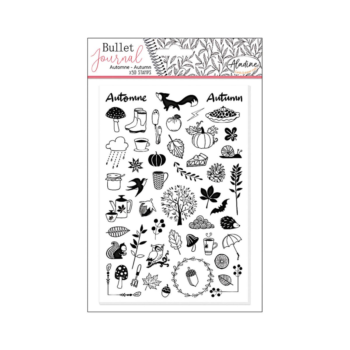 Stampo Bullet Journal Herbst von Aladine