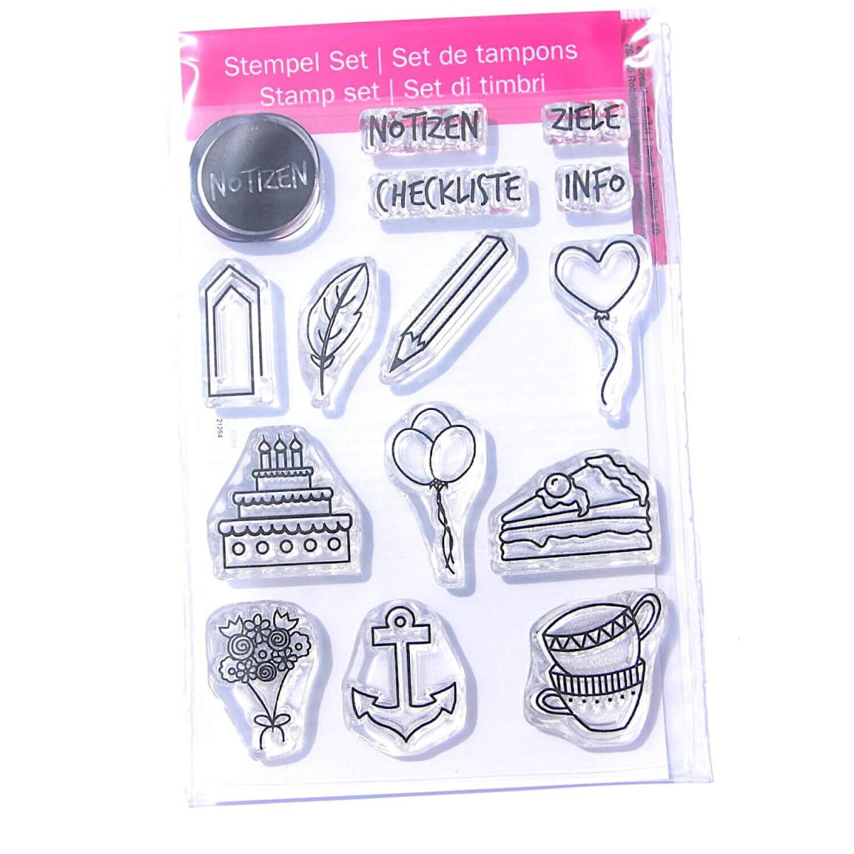 Stempel Sticky Notes transparent