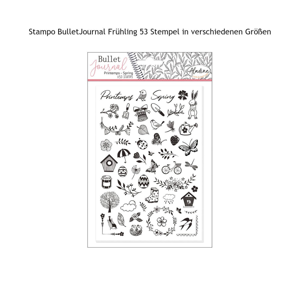 Stempelset Frühling 53 Stempel
