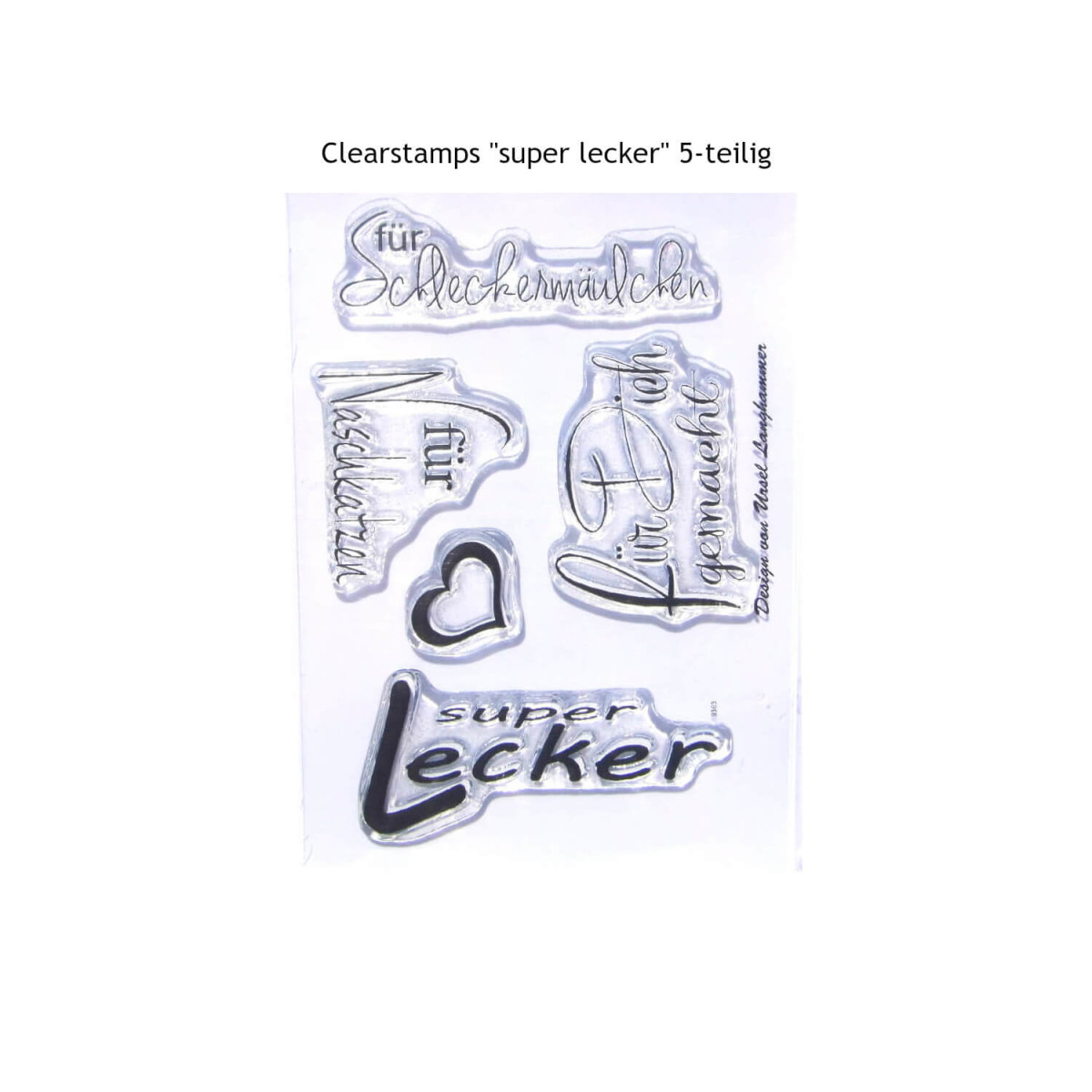 Stempelset super lecker für Naschkatzen 5-teilig