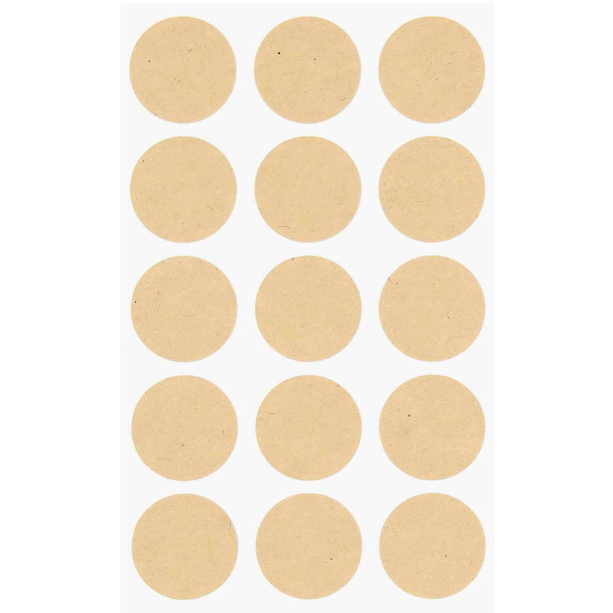 Paper Poetry Kraftpapier Sticker rund