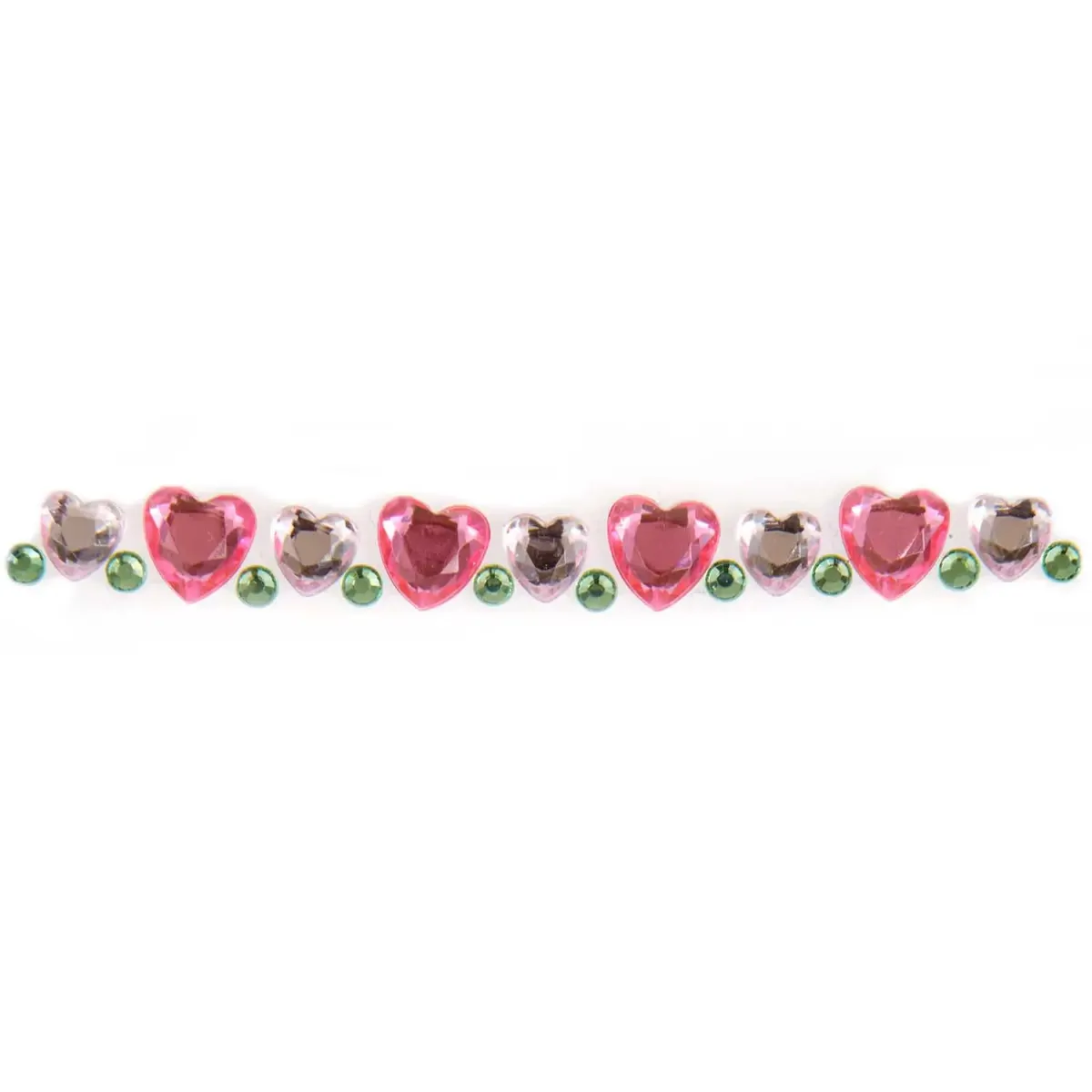 Strass-Tape Herzen Pastell-Rot Detailansicht Motive
