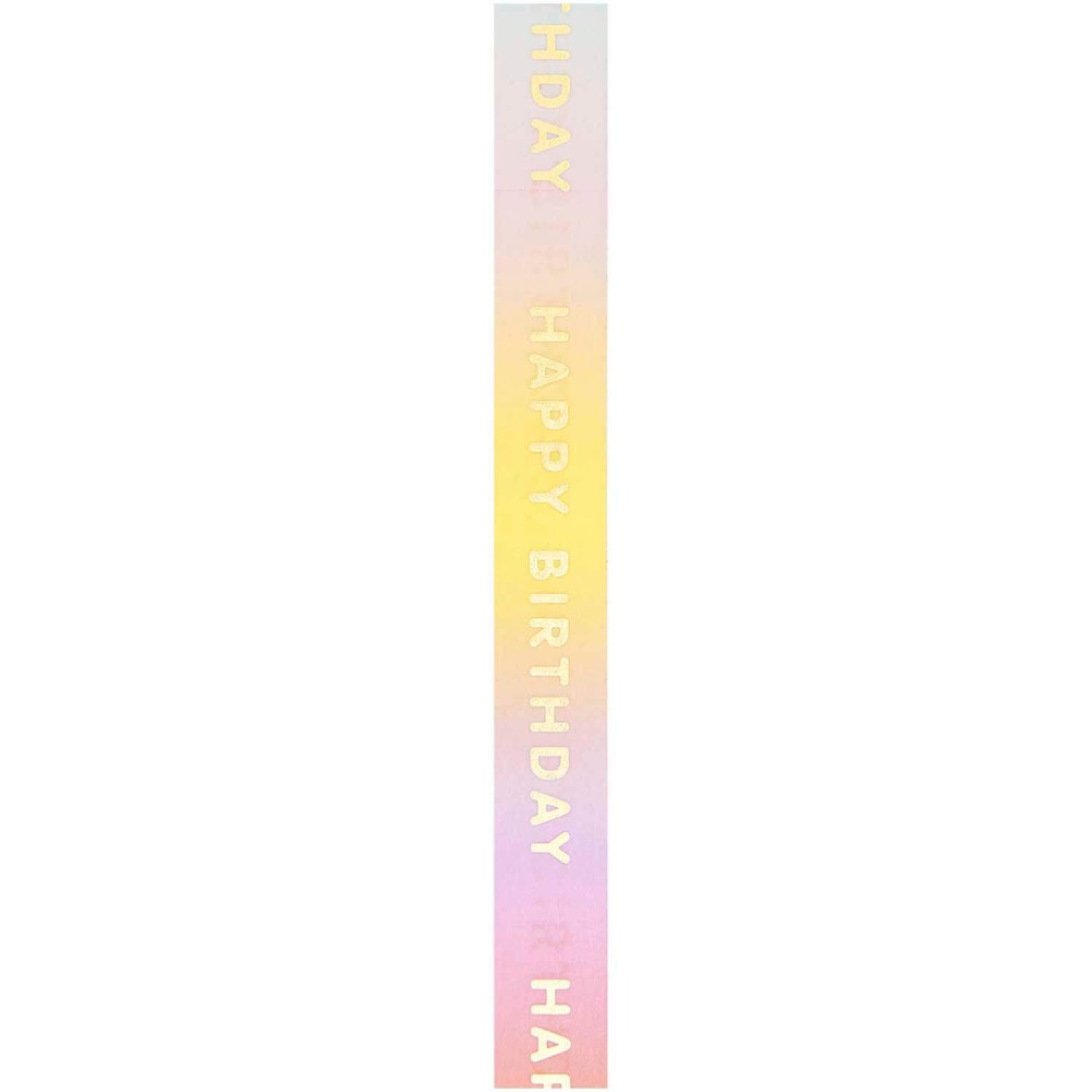 Farbverlauf Tape Happy Birthday Rainbow