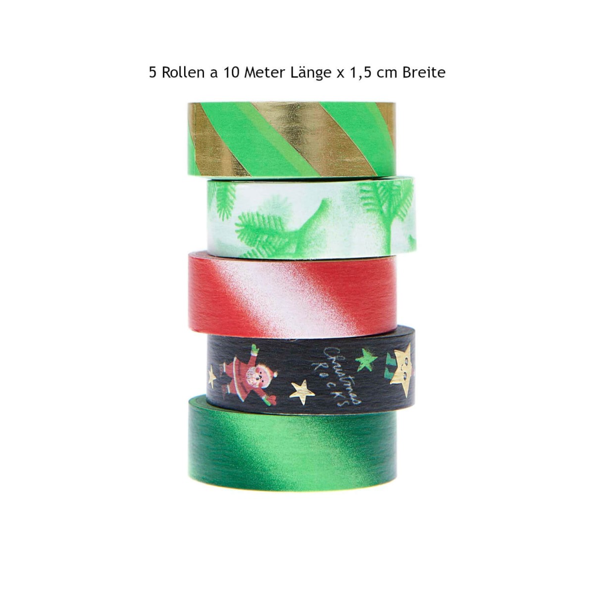 5 Rollen Washi Tape Airbrush