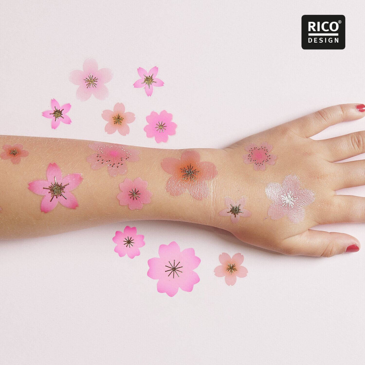 Anwendungsbeispiele von Tattoo Set Kirschblüte