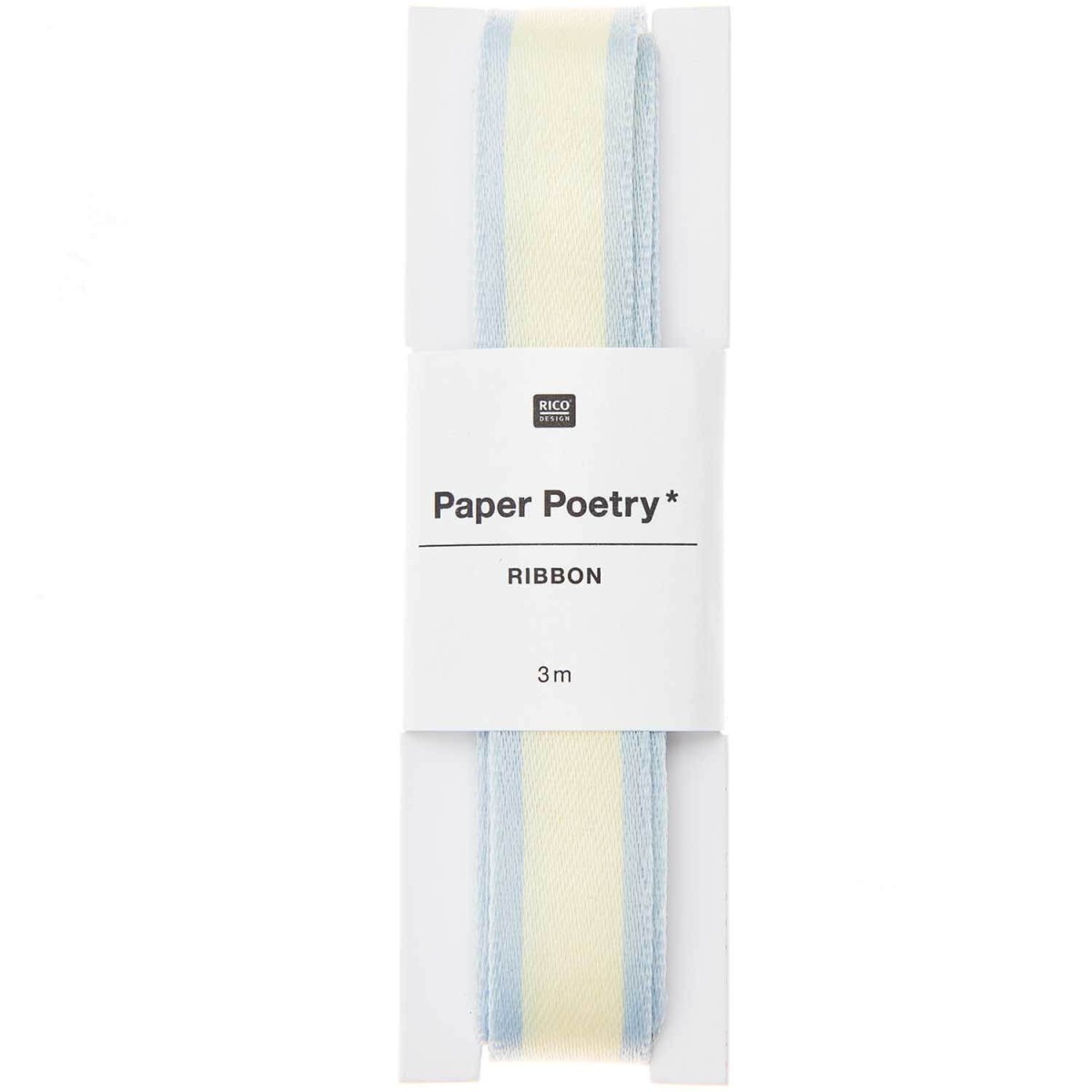 Paper Poetry Webband Duo Streifen gelb/salbei von Rico Design