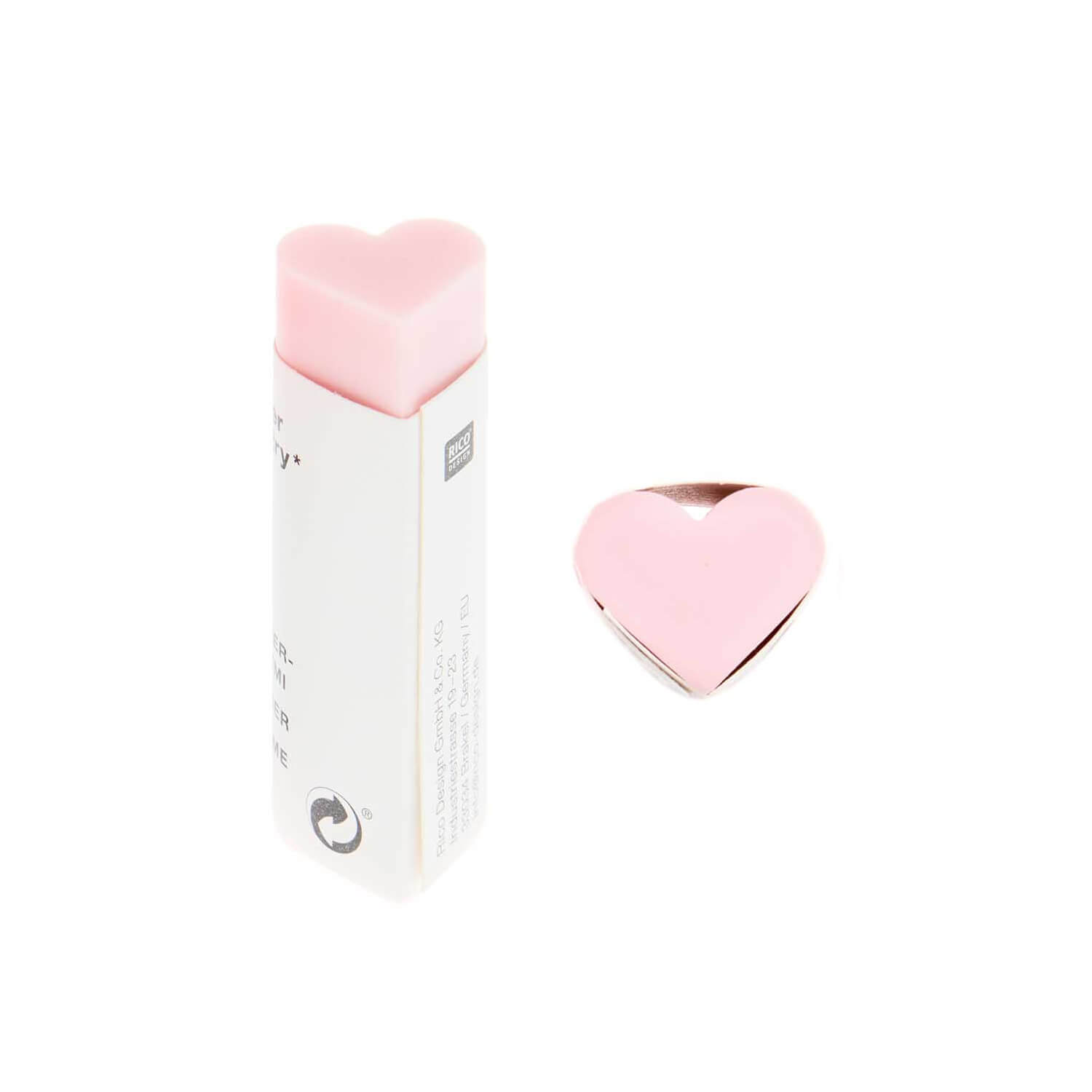 Radiergummi Herz hellrosa