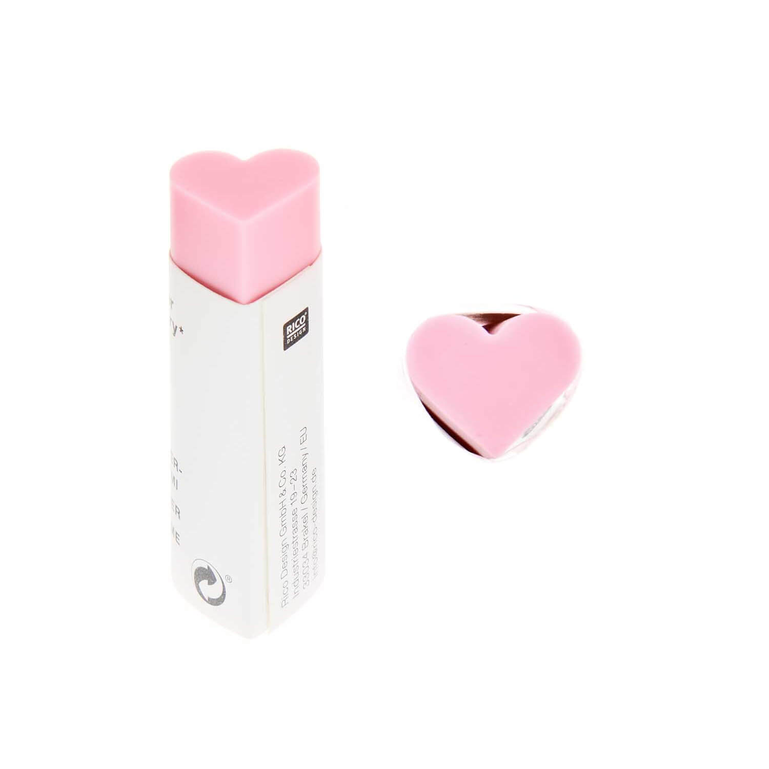 Radiergummi Herz rosa
