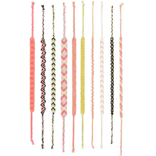 DIY-Freundschaftsarmbänder Set Fashion Colours Beispiele