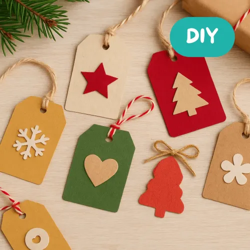 DIY: Mini-Geschenkanhänger aus Papierresten