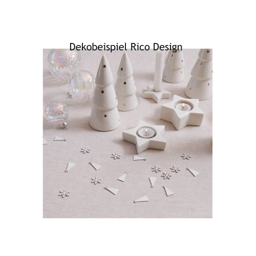 Beispiel Deko Streuteile Schneeflocke von Rico Design