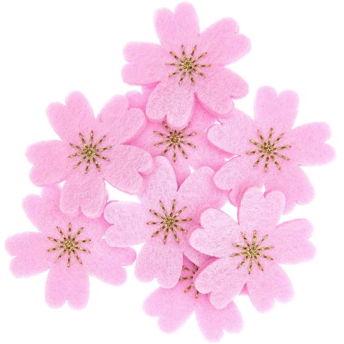 Filzstreu Kirschblüte dunkelpink 8 Stück von Rico Design