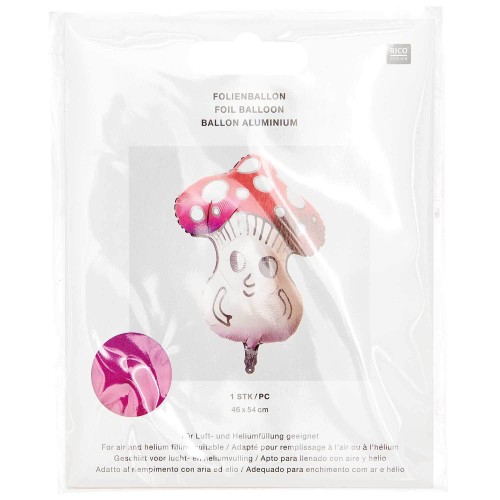Verpackter Folienballon Funny Shrooom