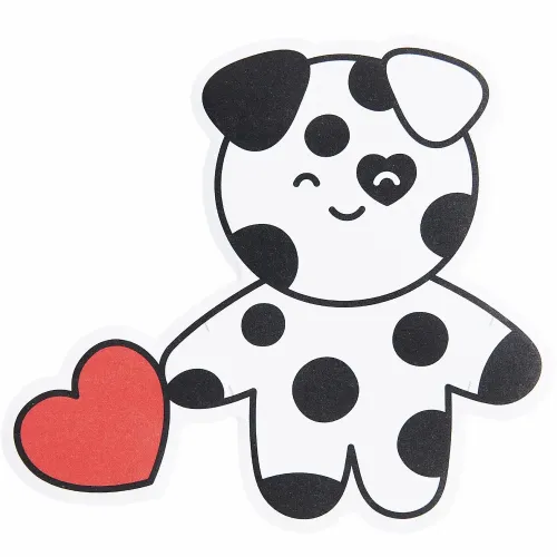 Haftnotizen Dalmatiner Schwarz-Weiß