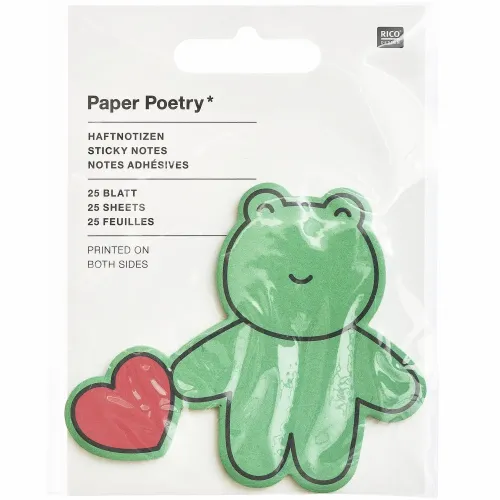 Haftnotizen Frosch 86x72mm 25 Blatt