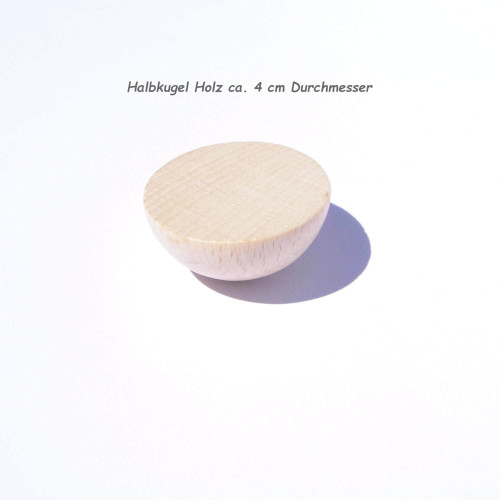 Halbkugeln Holz ca. 4cm Durchmesser