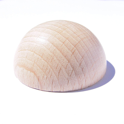 Detailansicht Halbkugel Holz