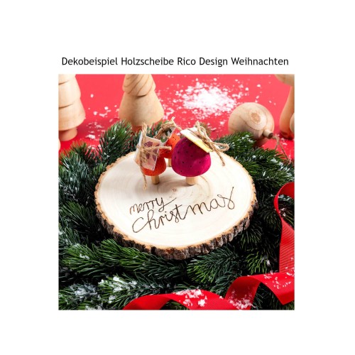 Weihnachtsdeko mit Holz von Rico Design