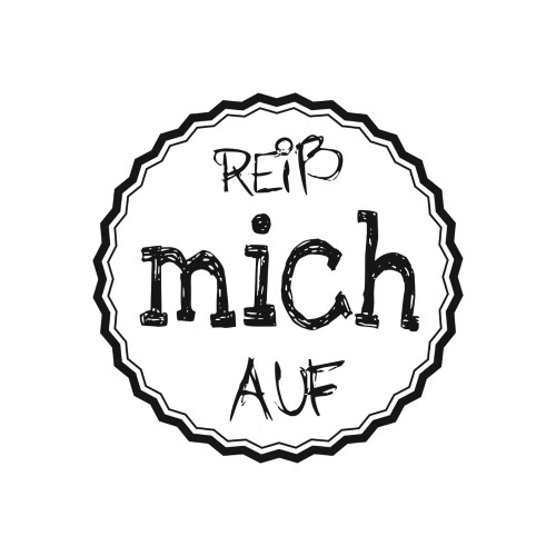 Motivansicht vergrößert Stempel Reiß mich auf Ø 32 mm