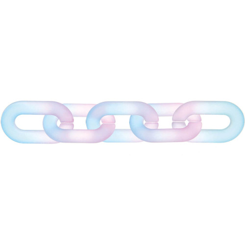 itoshii Kettenglieder matt pink-blau