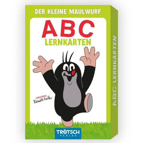 Lernkarten ABC Motiv Der kleine Maulwurf