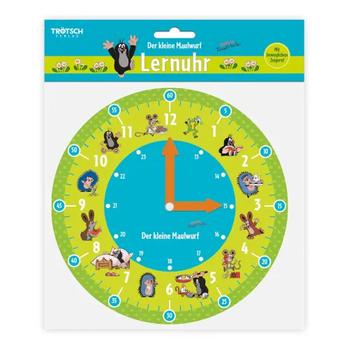 Lernuhr Der kleine Maulwurf