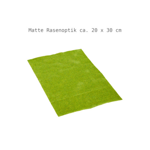 Matte Rasenoptik 20 x 30 cm