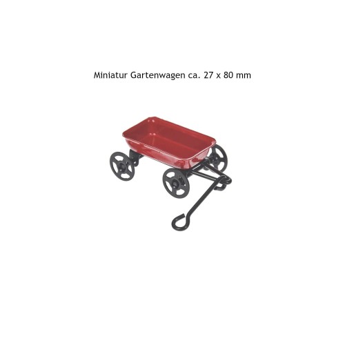 Mini Gartenwagen 27 x 80 mm