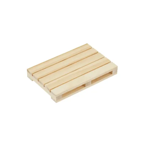 Miniatur Palette Holz natur