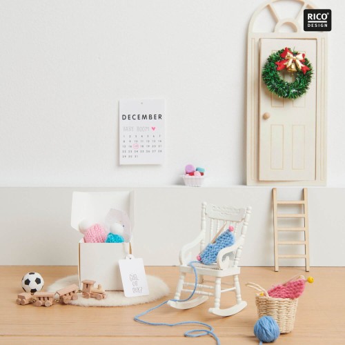 Miniatur Strickmütze 2er Set