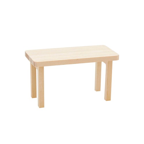 Miniatur Tisch rechteckig | Zubehör Wichtelwelt
