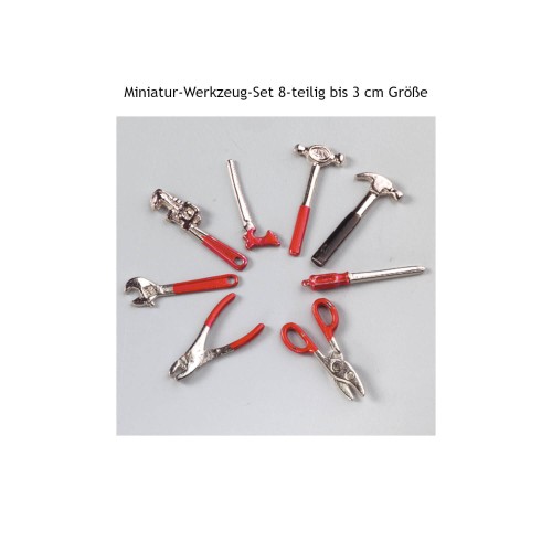 Miniatur Werkzeug-Set bis zu 3 cm Größe