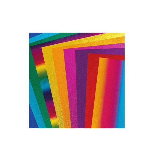 Moosgummiplatten Metallic Rainbow