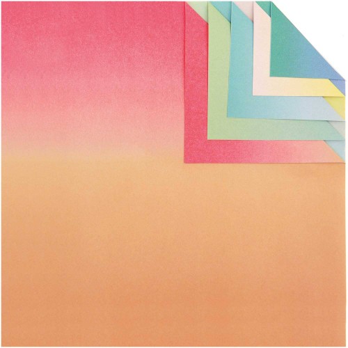 Paper Poetry Origami Papier Linear Gradient Duo Color von Rico Design