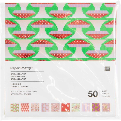 Verpacktes Paper Poetry Origami Papier Shrooom