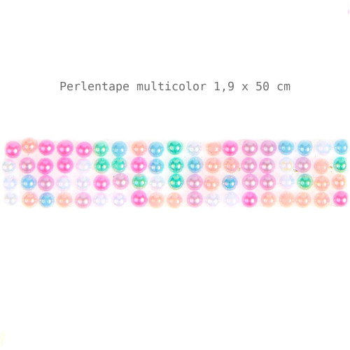Perlentape Multicolor 1,9 x 50 cm