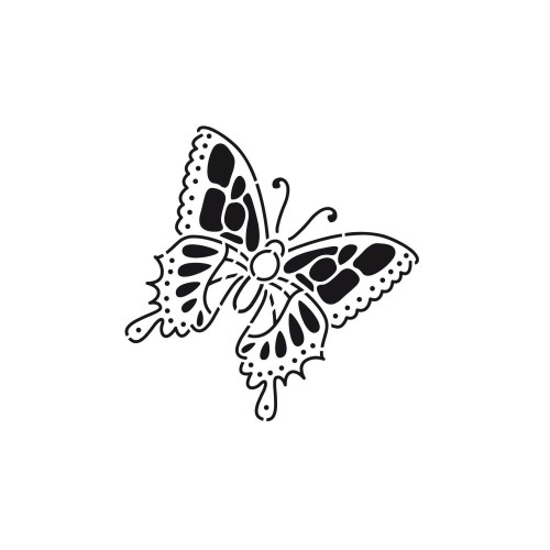 Motiv größerer Schmetterling Schablone Schmetterlinge A4
