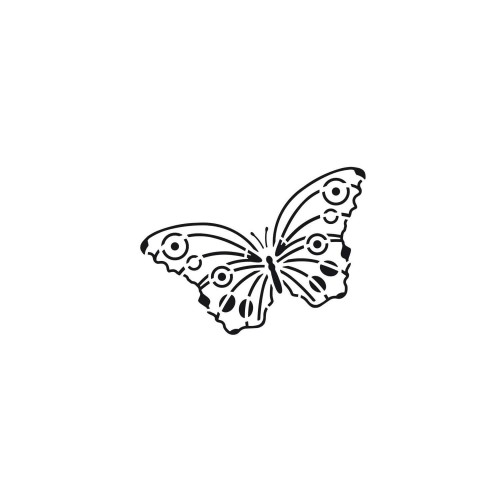 Motiv kleinerer Schmetterling Schablone Schmetterlinge A4