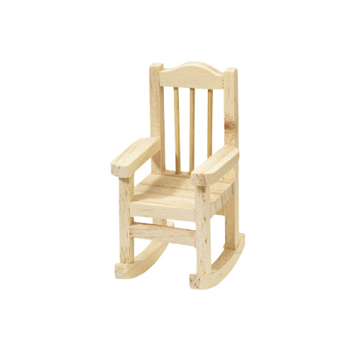 Miniatur-Holzschaukelstuhl