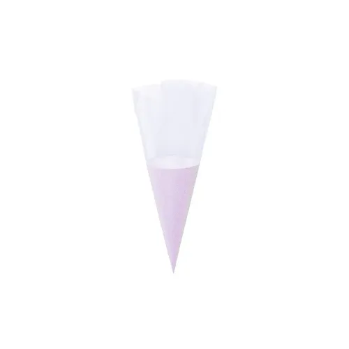Schultüte Glitter-violett mit Tüll-Verschluß im Bastelshop AmOlenDiek