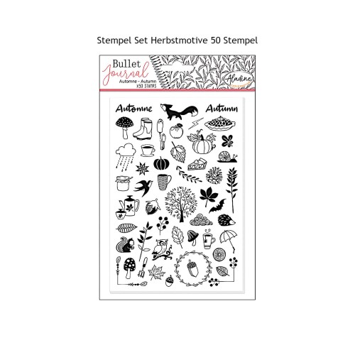 Stampo BulletJournal Herbst 50 Stempel