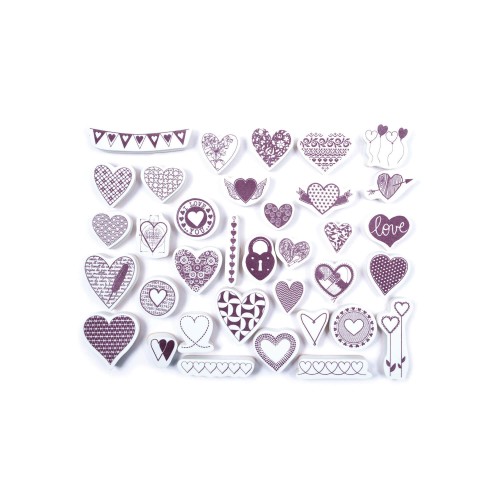Stampo Scrap Love Motivübersicht Softstempel