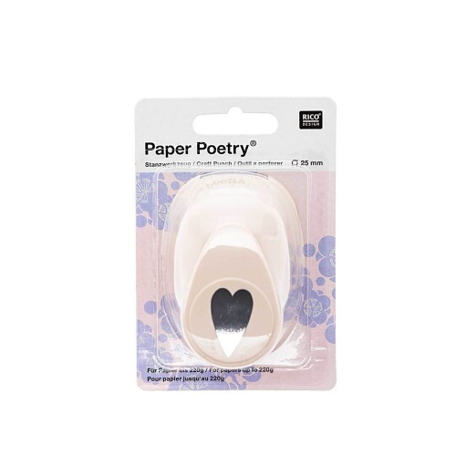 PaperPoetry Stanzer country Herz 25mm