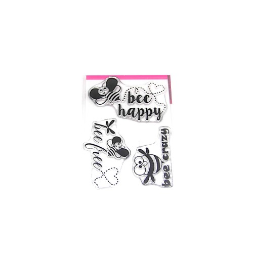 Stempel Bienen bee happy